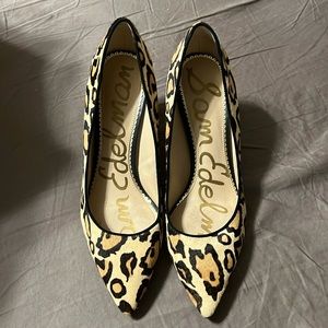 Sam Edelman Leopard Heels